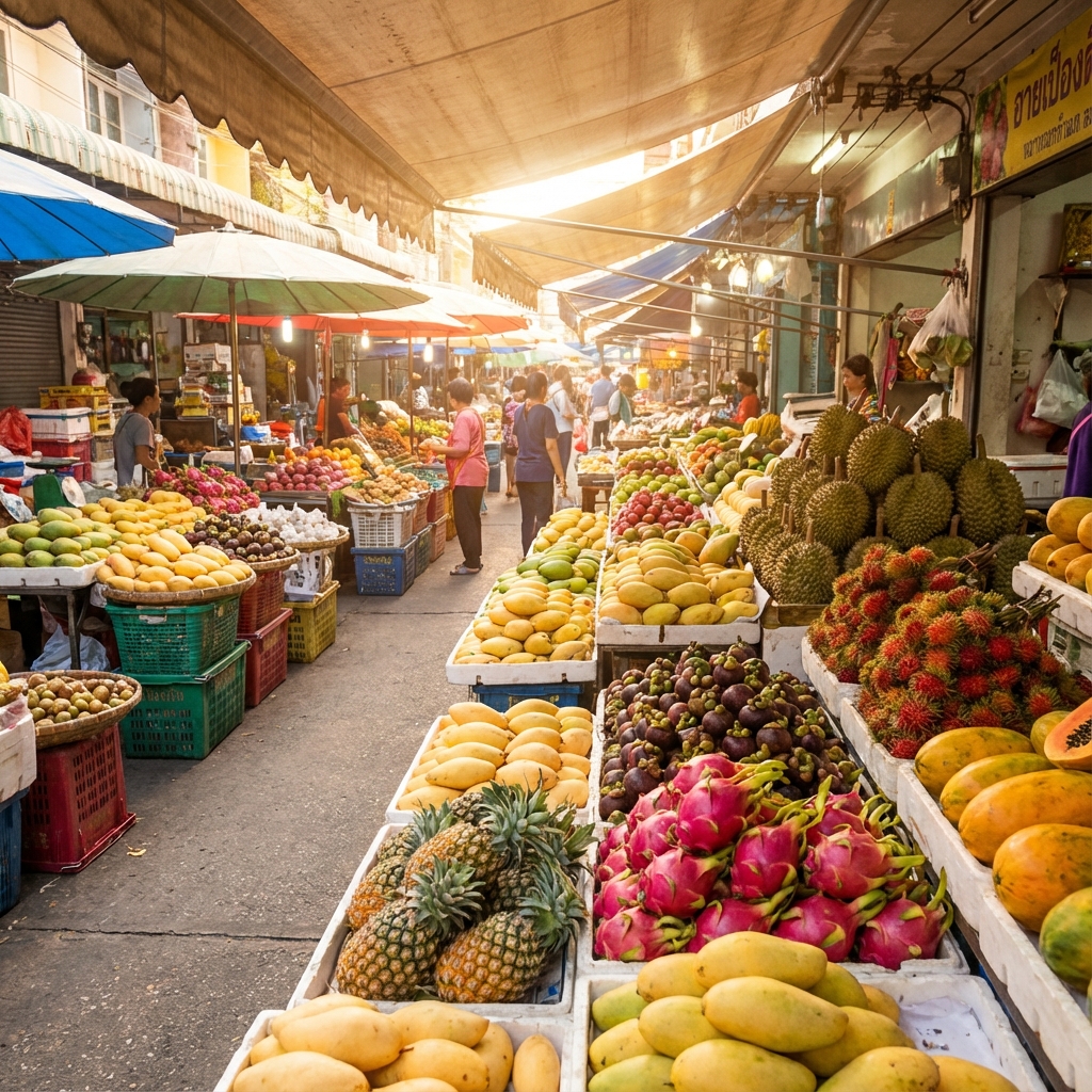 瓦塔那空水果市场